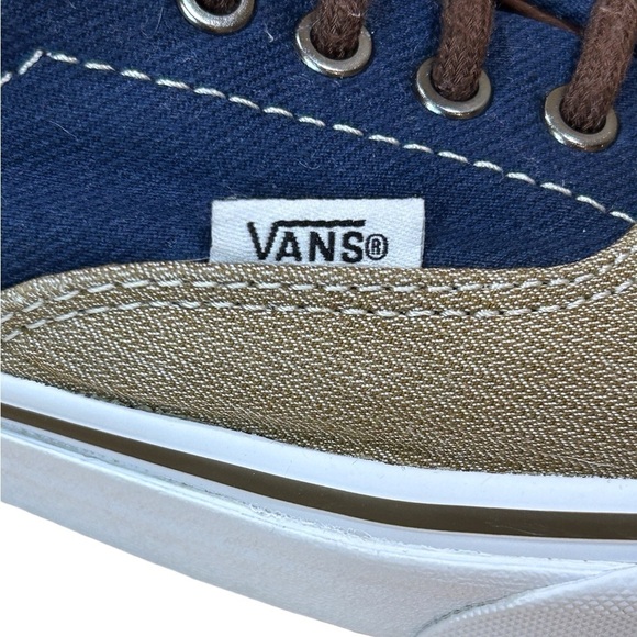 Vans Era T&H Lace-up Canvas Skate Shoe Blue/Khaki/Brown Unisex (M)9/(W)10.5 - Picture 5 of 8